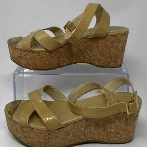 Nude Jimmy Choo Wedges